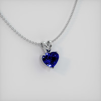 0.80 Ct. Sapphire Pendant, Platinum 950 2
