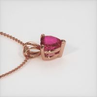 1.44 Ct. Ruby Pendant, 14K Rose Gold 3