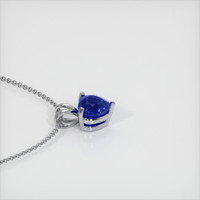 4.02 Ct. Sapphire Pendant, 14K White Gold 3