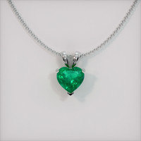 Emerald Pendant 3.01 Ct. 18K White Gold Preview