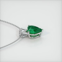 Emerald Pendant 3.00 Ct., 18K White Gold Preview
