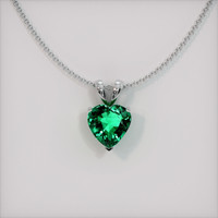 Emerald Pendant 1.67 Ct., 18K White Gold Preview