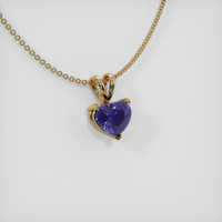 2.92 Ct. Sapphire Pendant, 14K Yellow Gold 2