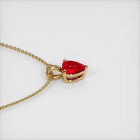 1.32 Ct. Ruby Pendant, 14K Yellow Gold 3