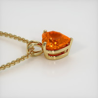 5.03 Ct. Sapphire Pendant, 14K Yellow Gold 3