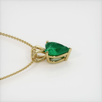 Emerald Pendant 3.00 Ct. 18K Yellow Gold Preview
