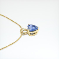 0.78 Ct. Sapphire Pendant, 18K Yellow Gold 3
