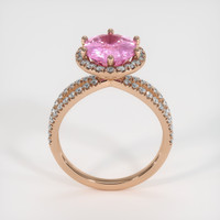 3.06 Ct. Sapphire Ring, 14K Rose Gold 3