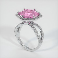 1.64 Ct. Sapphire Ring, 14K White Gold 2