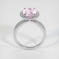 4.59 Ct. Pink Sapphire Ring, 14K White Gold 3