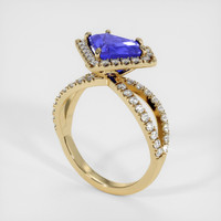2.41 Ct. Sapphire Ring, 14K Yellow Gold 2