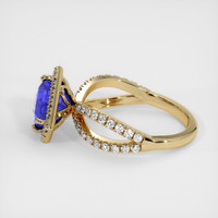 2.41 Ct. Sapphire Ring, 14K Yellow Gold 4