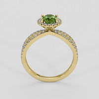 0.88 Ct. Green Demantoid Garnet Ring, 14K Yellow Gold 3