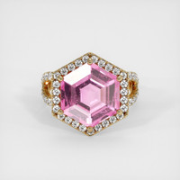 1.64 Ct. Sapphire Ring, 14K Yellow Gold 1