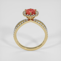 1.16 Ct. Padparadscha Sapphire Ring, 14K Yellow Gold 3