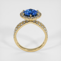 2.56 Ct. Sapphire Ring, 14K Yellow Gold 3