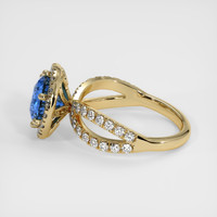 2.56 Ct. Sapphire Ring, 14K Yellow Gold 4
