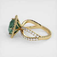 3.44 Ct. Sapphire Ring, 18K Yellow Gold 4