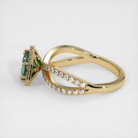 1.20 Ct. Sapphire Ring, 18K Yellow Gold 4