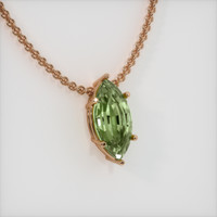 2.31 Ct. Gemstone Pendant, 14K Rose Gold 2