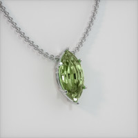 2.31 Ct. Gemstone Pendant, 14K White Gold 2