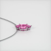 1.95 Ct. Sapphire Pendant, 14K White Gold 3