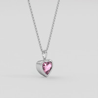 2.15 Ct. Pink Spinel Pendant, Silver 2