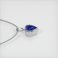 4.02 Ct. Sapphire Pendant, 14K White Gold 3