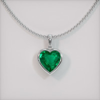 Emerald Pendant 2.15 Ct., 18K White Gold Preview
