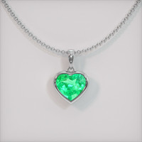 Emerald Pendant 1.97 Ct., 18K White Gold Preview