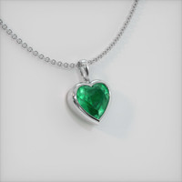 Emerald Pendant 2.64 Ct., 18K White Gold Preview