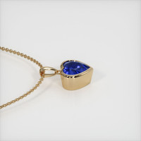 4.02 Ct. Sapphire Pendant, 14K Yellow Gold 3