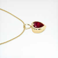 1.65 Ct. Ruby Pendant, 14K Yellow Gold 3