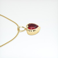 1.28 Ct. Ruby Pendant, 14K Yellow Gold 3