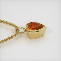 5.03 Ct. Sapphire Pendant, 14K Yellow Gold 3