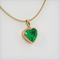 Emerald Pendant 2.15 Ct., 18K Yellow Gold Preview