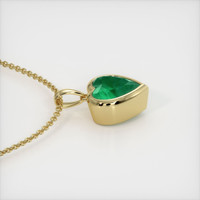 2.15 Ct. Emerald  Pendant - 18K Yellow Gold