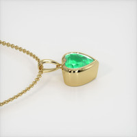 1.97 Ct. Emerald  Pendant - 18K Yellow Gold