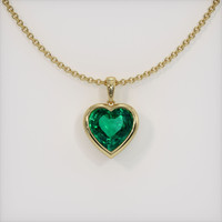 Emerald Pendant 2.64 Ct. 18K Yellow Gold Preview