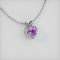 2.00 Ct. Purple Sapphire Pendant, Platinum 950 2