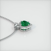 Emerald Pendant 3.01 Ct. 18K White Gold Preview