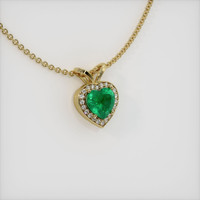 Emerald Pendant 3.01 Ct. 18K Yellow Gold Preview