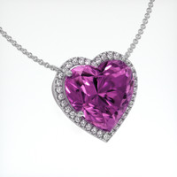 56.41 Ct. Gemstone Necklace, 18K White Gold 2