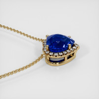 4.02 Ct. Sapphire Necklace, 14K Yellow Gold 3