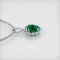 1.68 Ct. Emerald Pendant, Platinum 950 3
