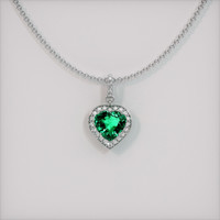 Emerald Pendant 1.67 Ct., 18K White Gold Preview