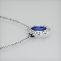 2.06 Ct. Gemstone Pendant, Platinum 950 3