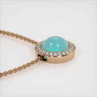 2.73 Ct. Gemstone Pendant, 14K Rose Gold 3