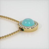 2.73 Ct. Gemstone Pendant, 14K Yellow Gold 3