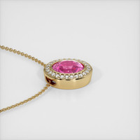 2.21 Ct. Sapphire Pendant, 14K Yellow Gold 3